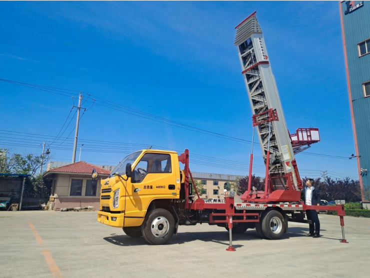 河东区街道常年租赁32米云梯车