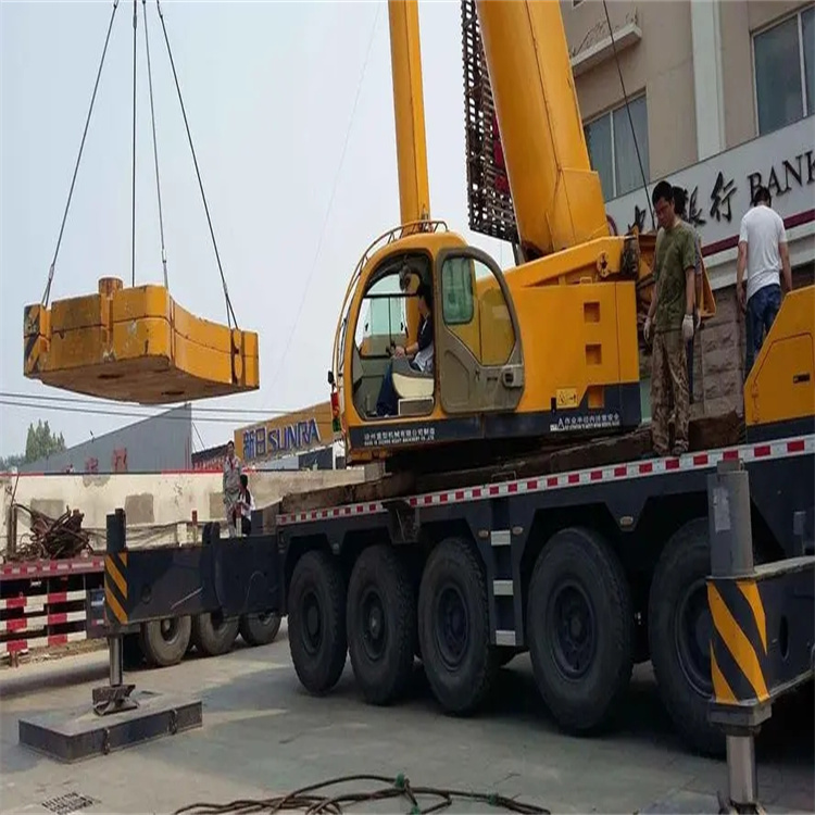 河东区街道当地吊车出租|机器吊装|75吨|工厂搬迁服务